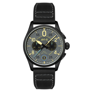 Lock Chronograph Grey / Leather | Grey Dial
