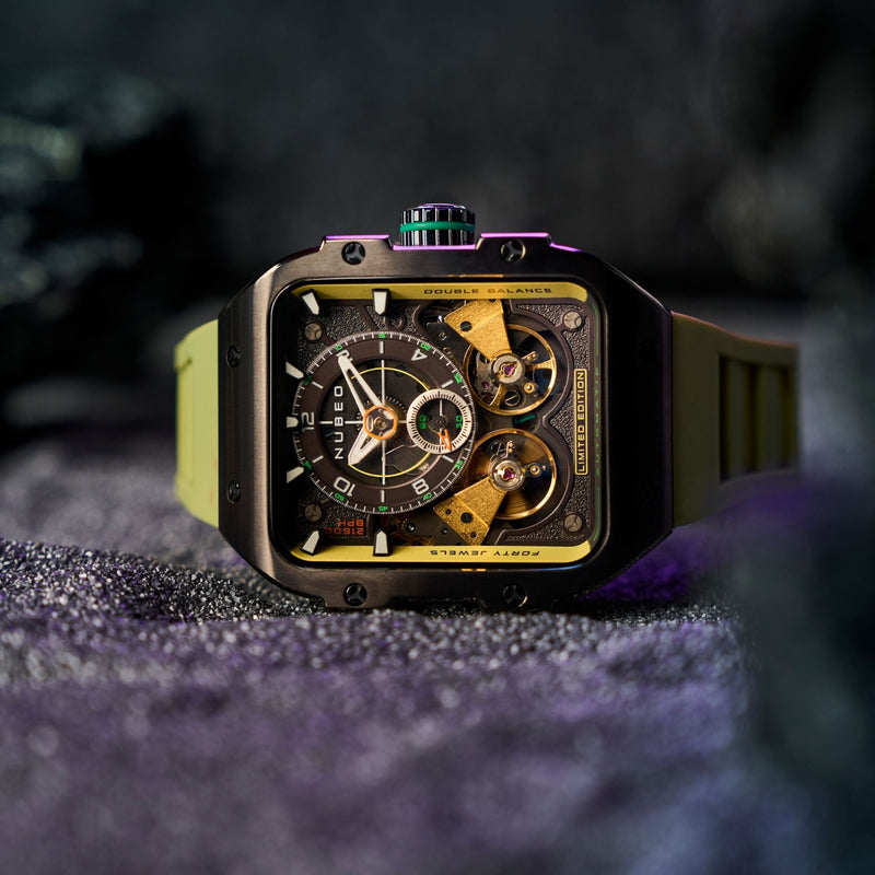 Maven Automatic Limited Edition Black / Green Silicone | Black Dial