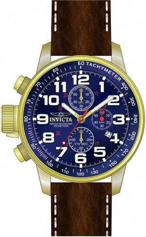 I-Force Chronograph Blue Dial / Brown Leather Strap Blue Dial