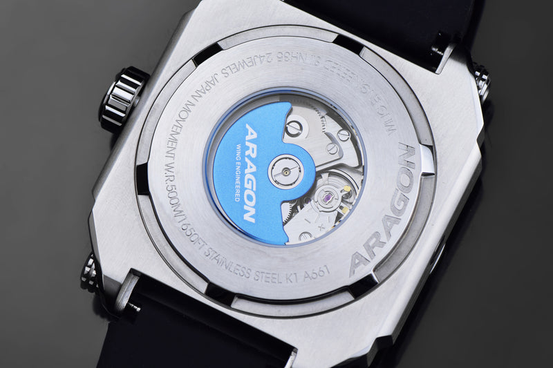 DiveTank Automatic Black Moon Dial | Black Dial