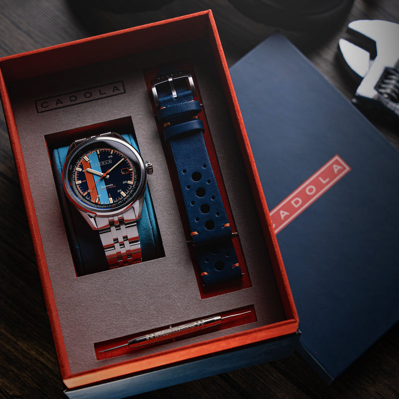 Pista Automatic Blue / Stainless Steel Blue Dial