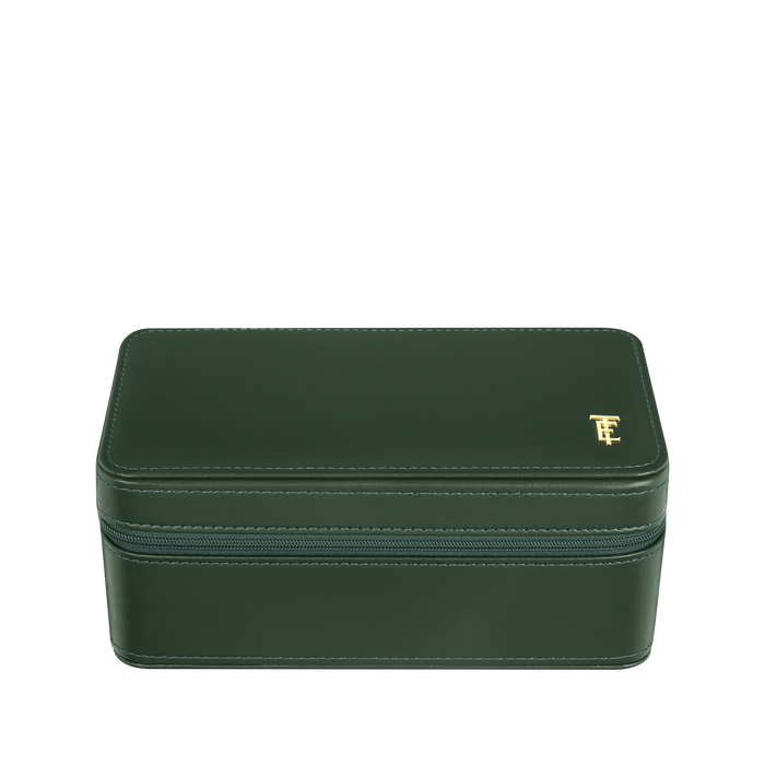 Beaufort 3 - Slot Watch Box Green / Leather
