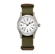 Khaki Field White / Fabric | White Dial
