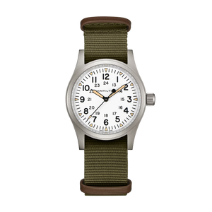 KHAKI FIELD White / Fabric White Dial
