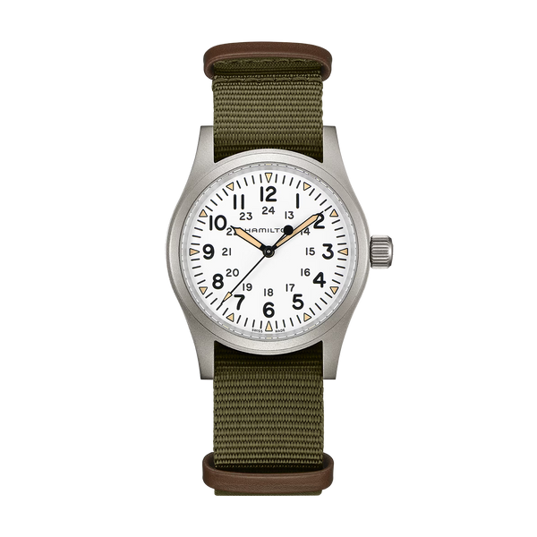 KHAKI FIELD White / Fabric White Dial