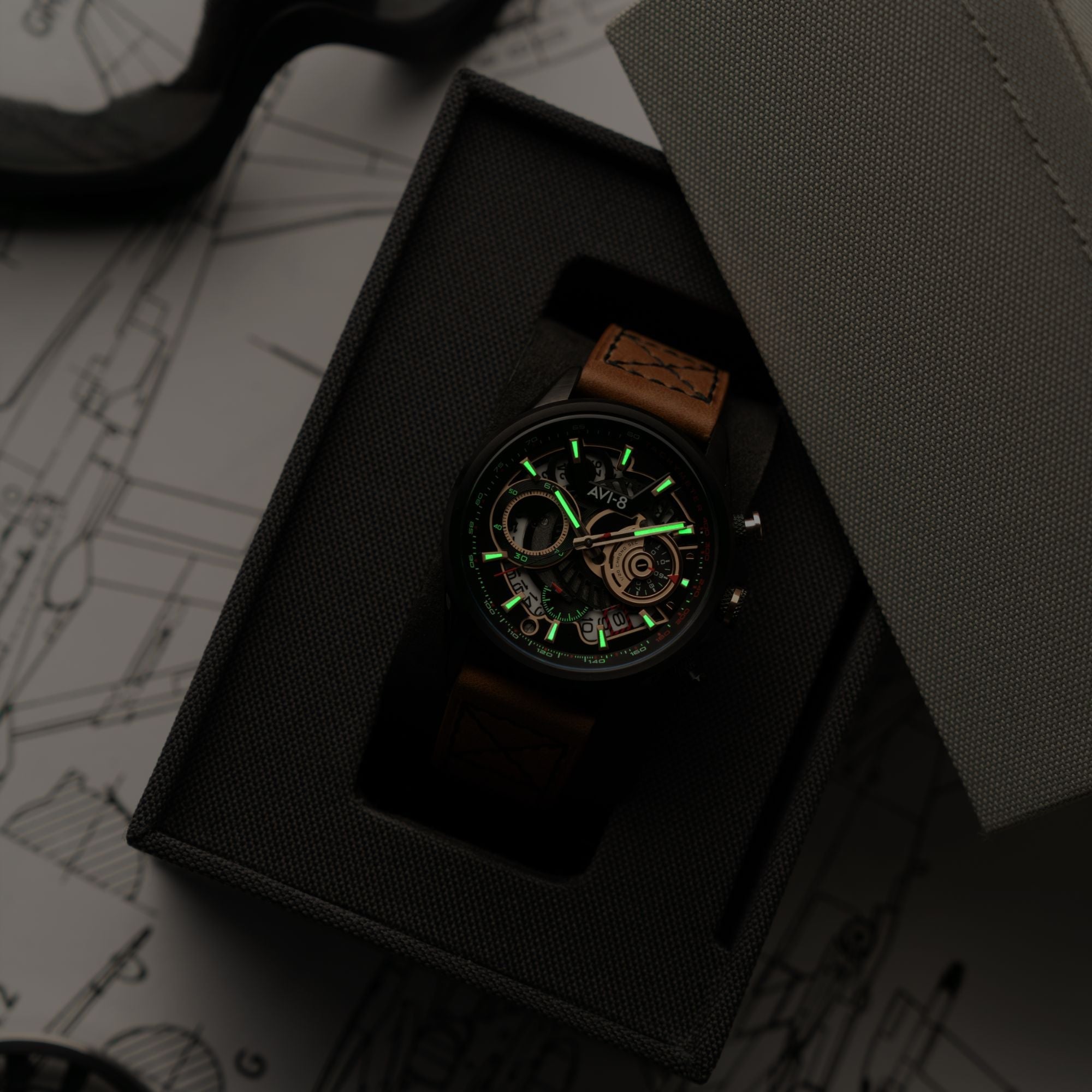 AVI-8 Matador Black / Brown | Black | AV-4125-02 – Watch Gang