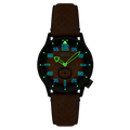 Hawker Typhoon Baldwin Automatic Orange / Brown Leather | Orange Dial