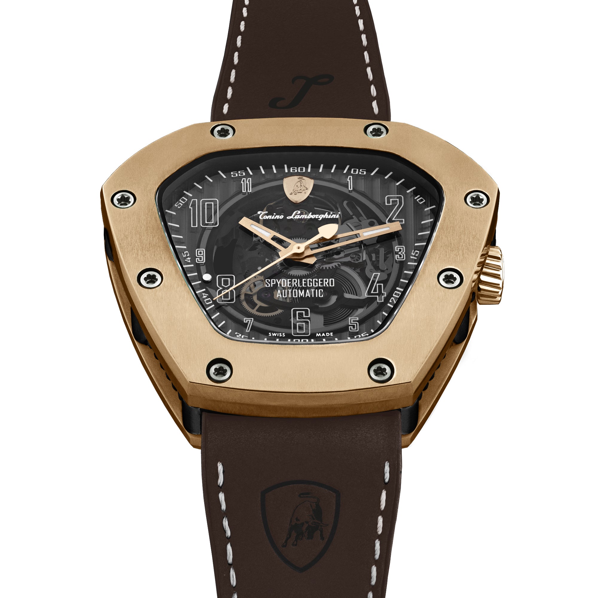 Spyderleggero Skeleton ROSE GOLD (Extended Ship Time from Switzerland) Black Dial