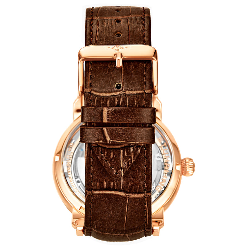 Legacy 3924 Brown Brown/Leather | Silver Dial