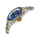 Wall Street Gevril Swiss Made SW200-1 Steel Rotating Blue Ceramic Bezel , 316L case, Blue Dial Blue Dial