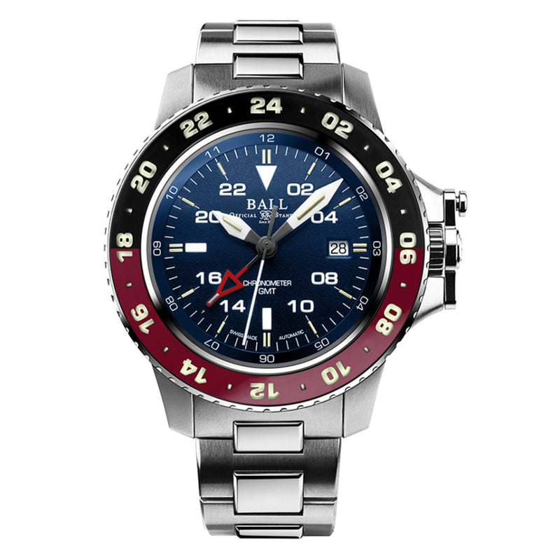 Engineer Hydrocarbon AeroGMT II Red/BLK | Black Dial