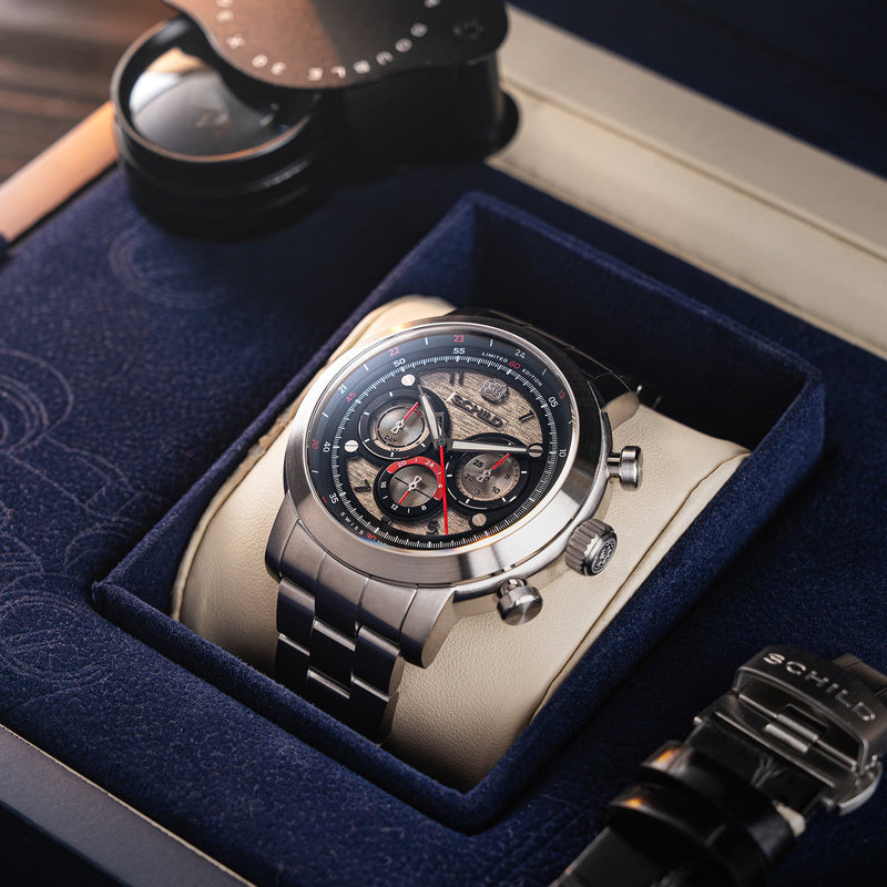HEINRICH SWISS MULTIFUNCTION LIMITED EDITION LIMITED EDITION GREY / STAINLESS STEEL |  Dial