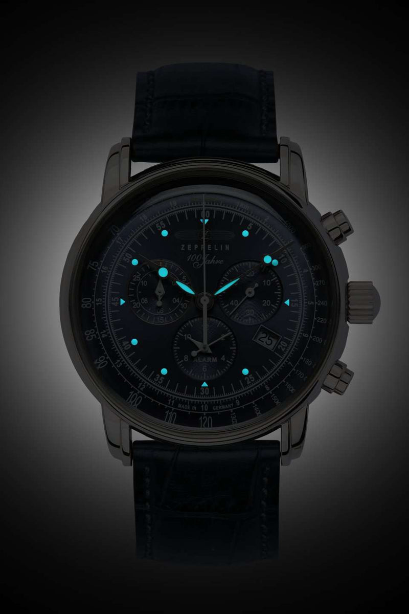 100 Jahre Chronograph Blue Blue Dial