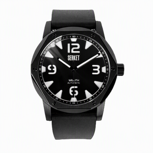Wraith Black PVD & White 46mm Black Dial