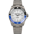 TITANIUM Deep Marine Explorer II Black/Blue Bezel | White Dial