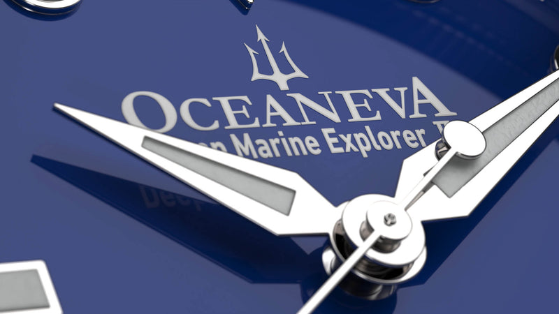 Damascus Swiss Automatic SW200 Deep Marine Explorer II Damascus/Blue Dial/White Strap | Blue Dial