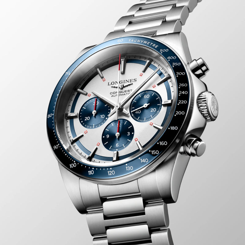 Conquest Chronograph Two-Tone / Stainless Steel |  Dial