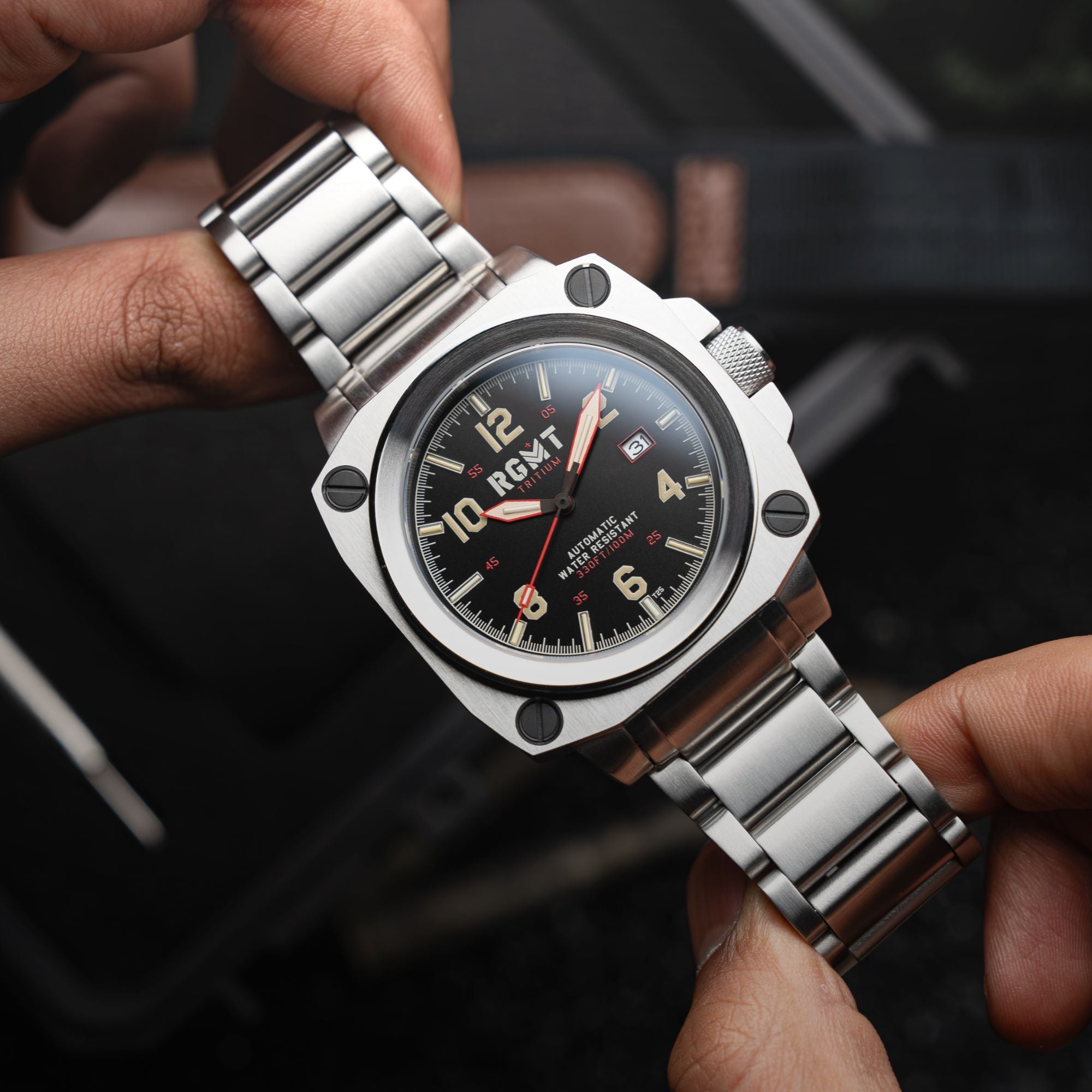 RGMT Altimeter Tritium Automatic Seiko - NH35 Movement Black Dial