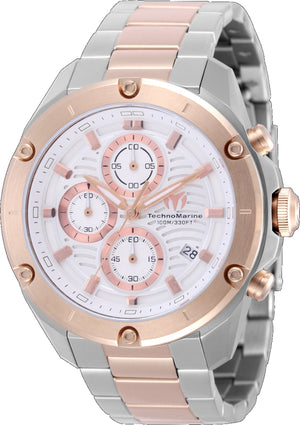 Oceanico 44mm / Blue / Silver and Rose Gold | Blue Dial