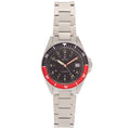 Calder Silver/Black-Red | Black Dial