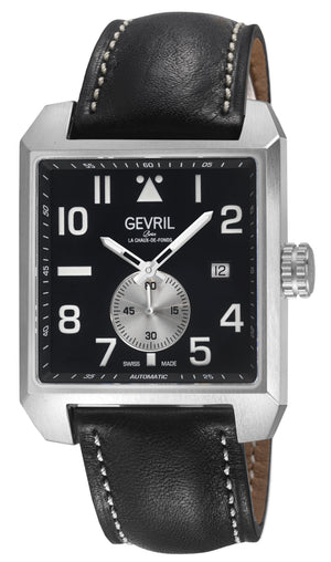 Herald Square-Sub Dial Black Dial / Black Leather Strap Black Dial