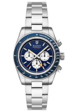 Vitesse Dual Time Chronograph Blue / Stainless Steel Blue Dial