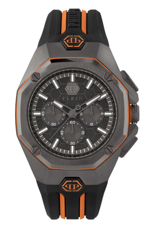 Octagon Gunmetal / Silicone | Gunmetal Dial