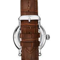 Legacy Automatic 43mm Skeleton Brown/Leather | Silver Dial
