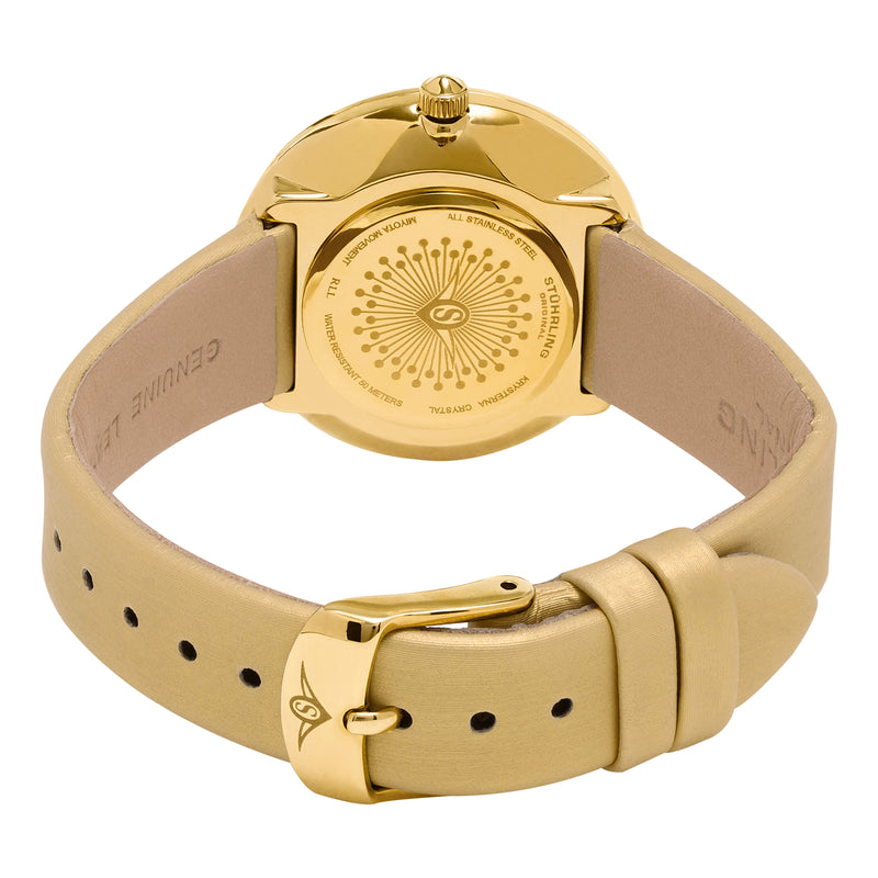 Vogue Yellow Leather | Silver Dial