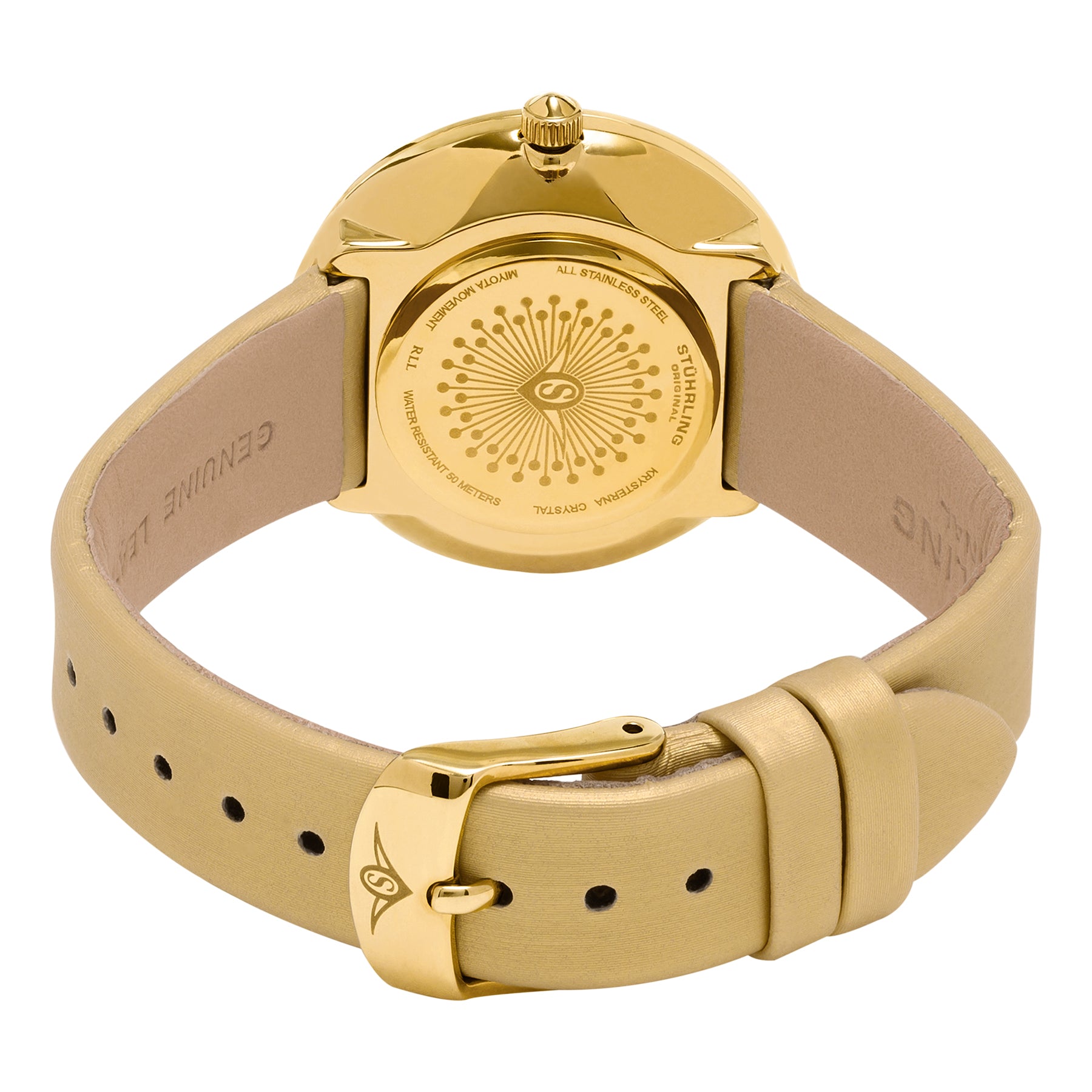 Vogue Yellow Leather | Silver Dial