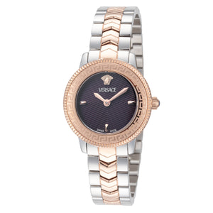 V-Icon 30mm / Brown / Silver and Rose Gold | Brown Dial