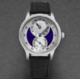 Agathon FAB-211 / Silver/Blue Enamel | Silver / Blue Dial