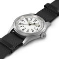Khaki Field White / Fabric White Dial