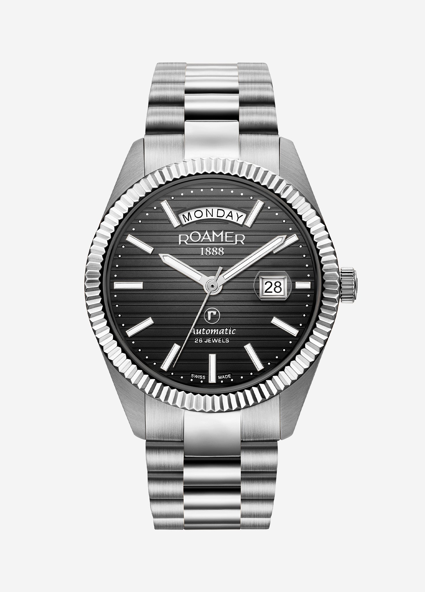 Primeline Daydate II A01-WA Black Dial