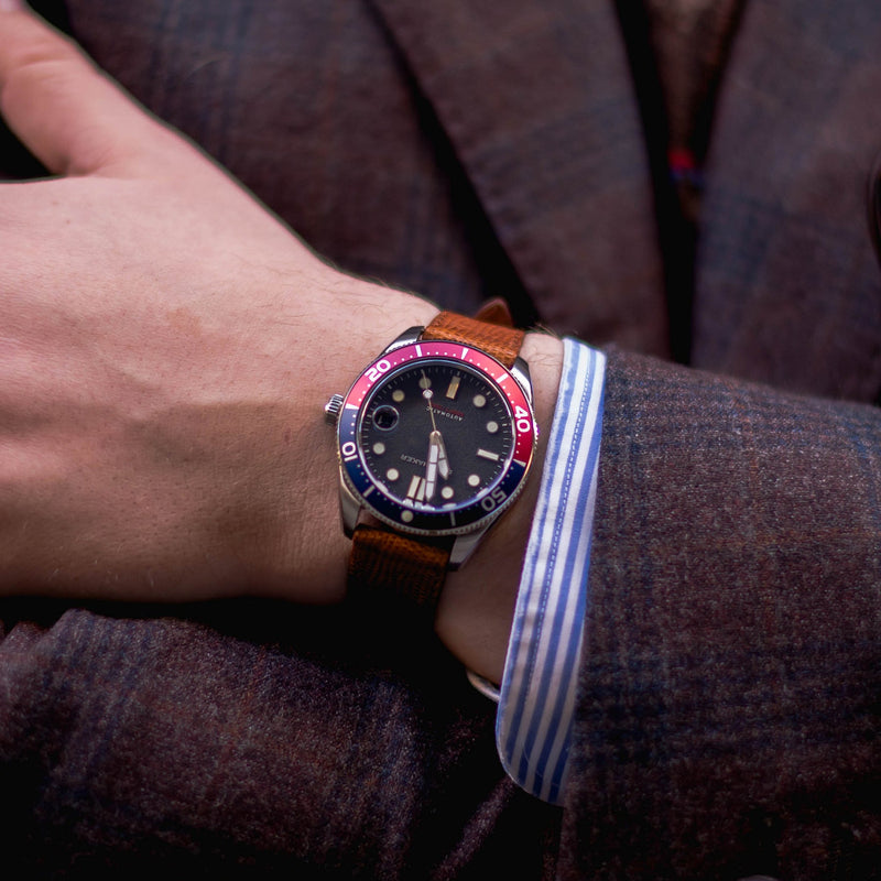 Croft Midsize Black / Stainless Steel | Black Dial