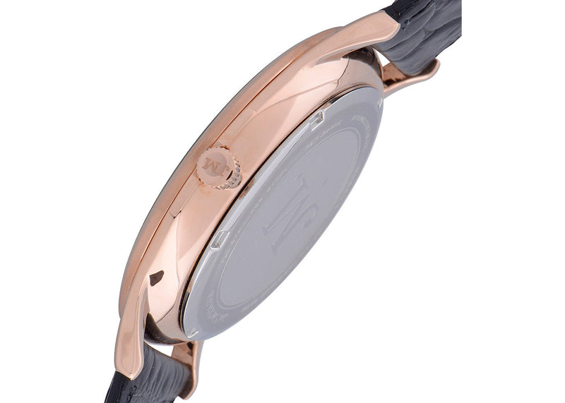 James McCabe London Slim Swiss Quartz Watch White / Leather | White Dial