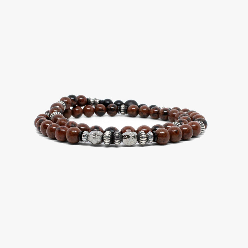 Gemstone And Sterling Double, Red Jasper  |  Dial