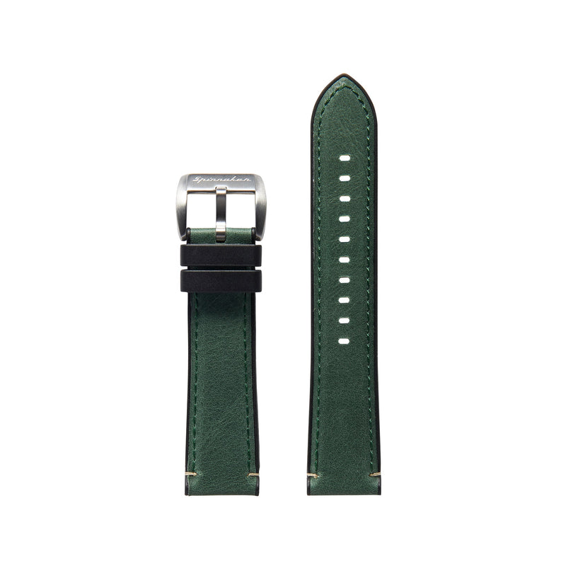 Durevole Hybrid Leather Rubber Green / Leather