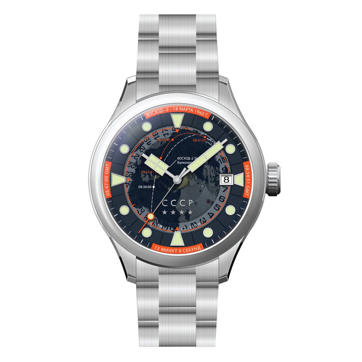 SPACE LEONOV BLUE / STAINLESS STEEL | Blue Dial