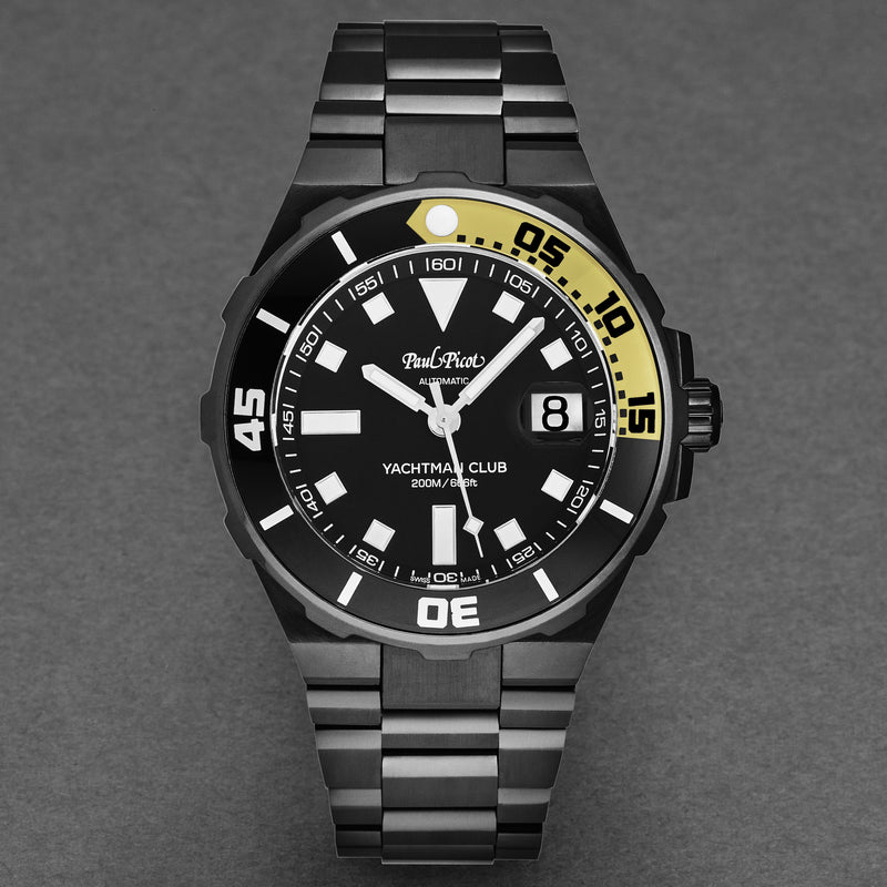 Yachtman Club P1251NNJ4000N3 / Black | Black Dial