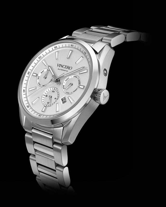 THE RESERVE AUTOMATIC - GRAY/SILVER Gray/Silver | White Dial