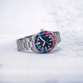 Croft Midsize Black / Stainless Steel | Black Dial