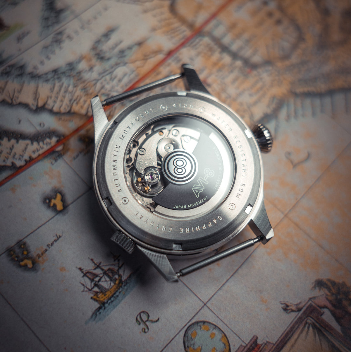 Wingman Worldtimer GMT Automatic Blue / Blue Leather | Blue Dial