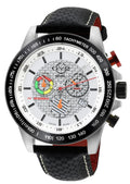 Scuderia GV2 by Gevril Carbon Fiber Dial Chronograph alarm Watch Swiss Made