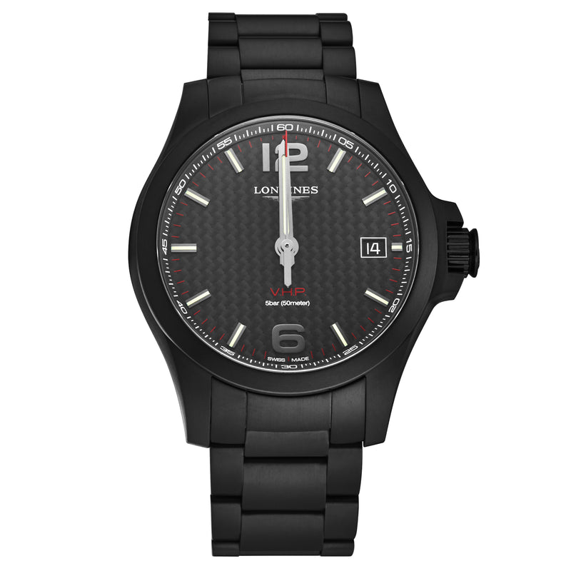 Conquest V.H.P. L37282666 / Black | Black Dial