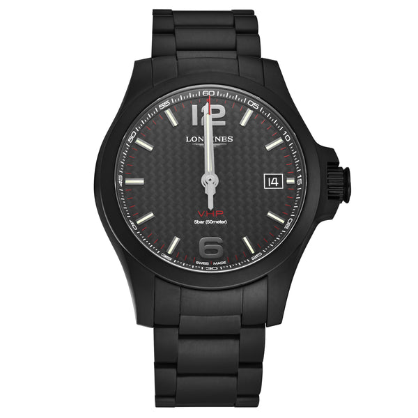 Conquest V.H.P. L37282666 / Black | Black Dial