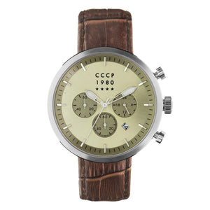 KASHALOT DRESS BEIGE / LEATHER | Beige Dial