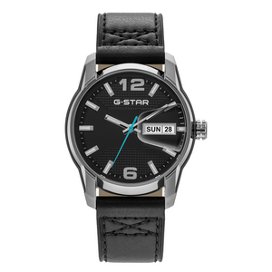 Selvedge Black Dial / Black Leather Strap Black Dial
