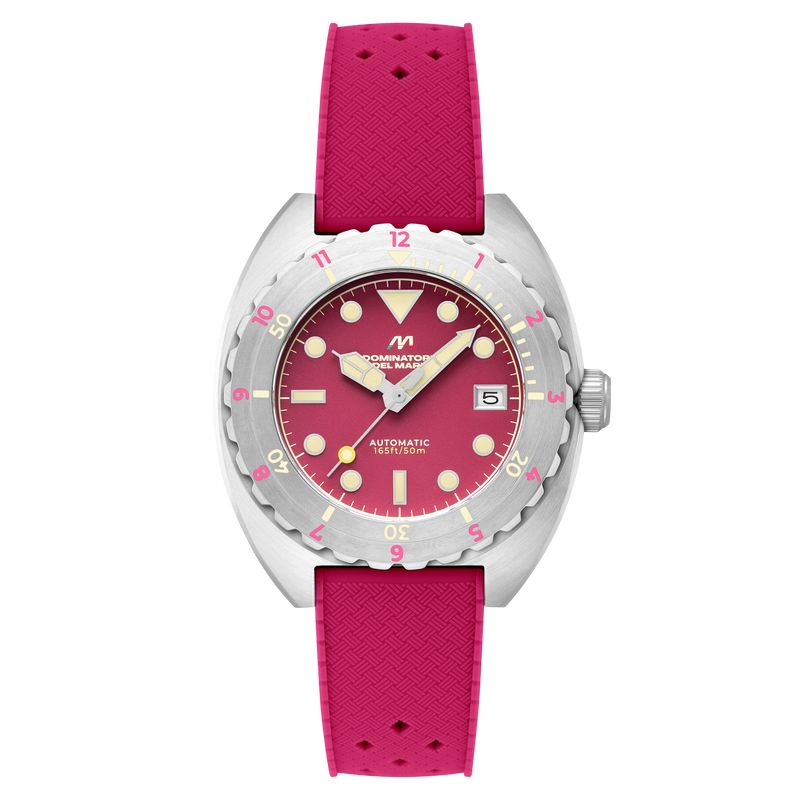 Amalfi Automatic Red / Red Silicone | Red Dial