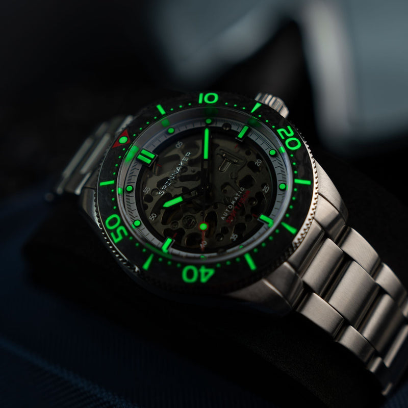 Croft 42 Skeleton Automatic Black / Stainless Steel | Black Dial